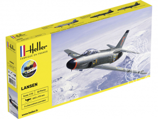Heller maquette avion 56343 STARTER KIT Saab Lansen A/S 32 ensemble complet 1/72