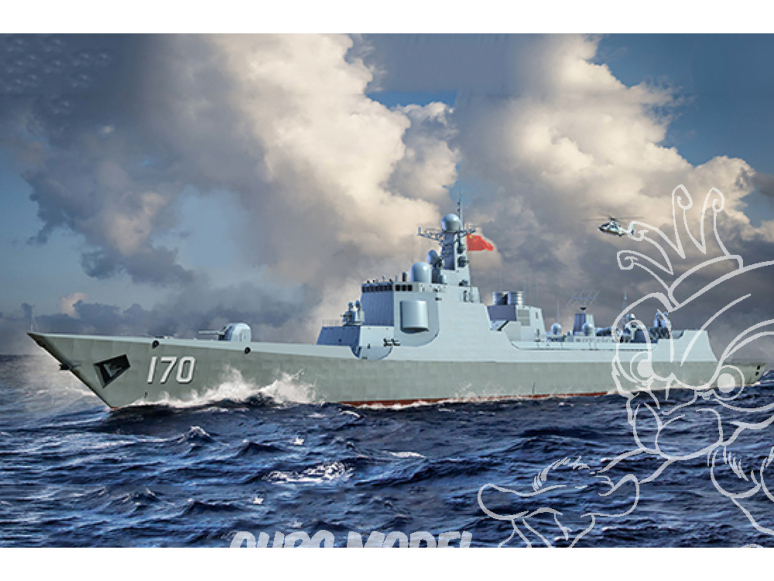 TRUMPETER maquette bateau 06730 PLA Navy Type 052C Destroyer 1/700