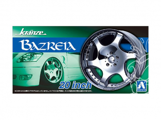 Aoshima maquette voiture 054673 Jantes KRANZE BARZREIA 20" et pneus 1/24