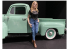 American Diorama figurine AD-38336 Car Girl en t-shirt Rachel 1/24