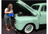 American Diorama figurine AD-38338 Car Girl en t-shirt Kylie 1/24