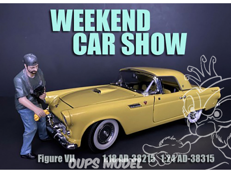 American Diorama figurine AD-38315 Weekend Car Show figurine VII 1/24