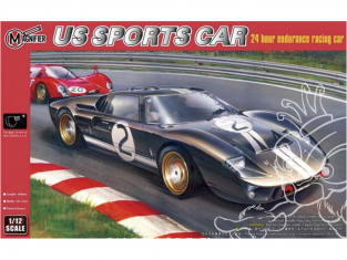 TRUMPETER maquette voiture MAG00019 Ford GT40 MKII 1/12