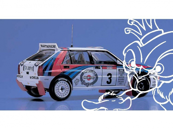 HASEGAWA maquette voiture 25015 Lancia super delta WRC 1/24