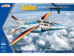 Kinetic maquette avion K48087 Alpha Jet A Anniversaire Luftwaffe 1/48