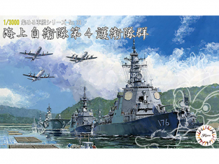 Fujimi maquette bateau 401607 Navire de guerre 33 4e groupe de garde de la Force d'autodéfense maritime 1/3000