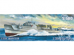 Aoshima maquette bateau 56592 S-Boat S-100 1/350