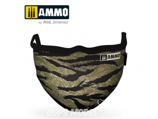 MIG 8069 Masque réutilisable Ammo Tiger Camo