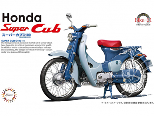 Fujimi maquette moto 141855 Honda Super Cub C100 1958 1/12