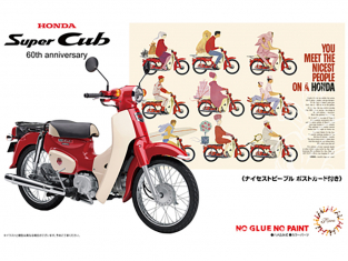 Fujimi maquette moto 141831 Honda Super Cub 110 (60e anniversaire) 1/12