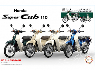 Fujimi maquette moto 141800 Honda Super Cub 110 (Vert Tasmanie métallisé) 1/12