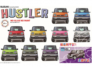 Fujimi maquette voiture 066219 Suzuki Hustler Aubergine SNAP 1/24