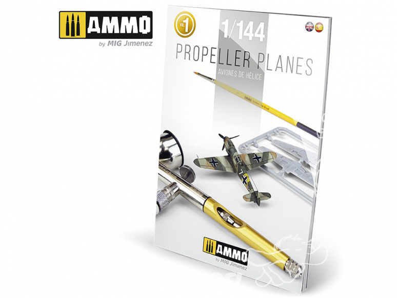 MIG librairie 6144 Propeller planes 1/144 en Anglais & Espagnol