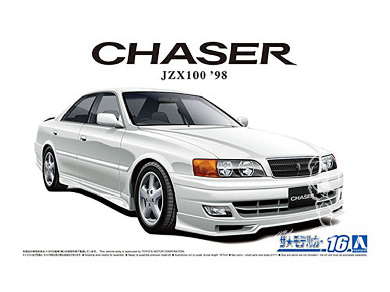 Aoshima maquette voiture 058596 TOYOTA JZX100 CHASER TOURER V 1998 1/24