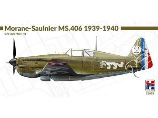 Hobby 2000 maquette avion 72031 Morane-Saulnier MS.406 1939 - 1940 1/72