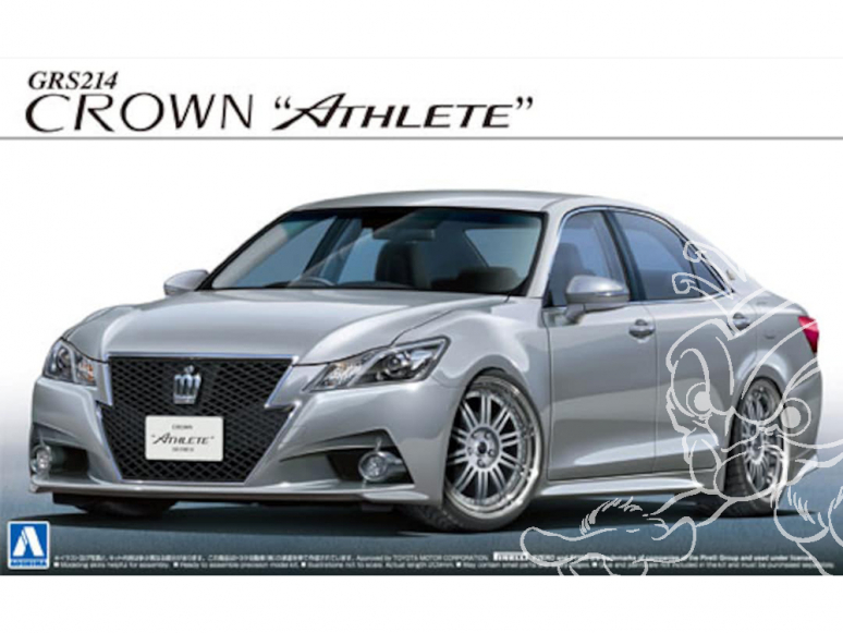 Aoshima maquette voiture 008508 Toyota Crown Athlete GRS204 1/24