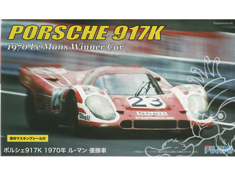 FUJIMI maquette voiture 126074 Porsche 917K Vainqueur Le Mans 1970 1/24