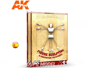 Ak Interactive livre Learning Series 11 AK513 Figurines : Techniques de sculpture et de conversion en Espagnol