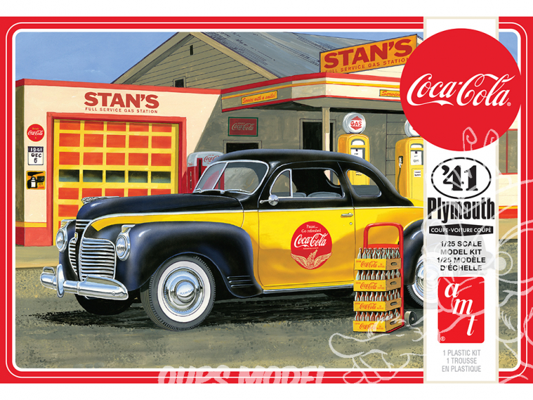 AMT maquette camion 1197 Plymouth Coupe Coca-Cola 1941 1/25