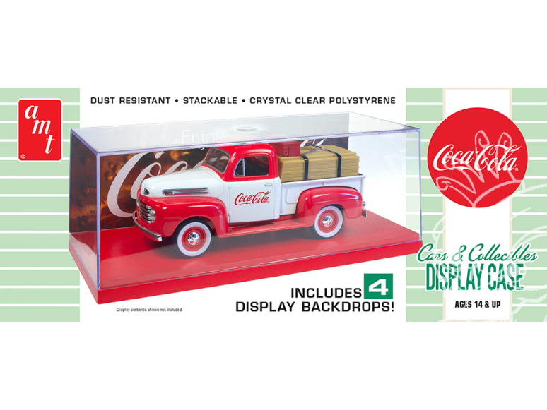 AMT 1199 Boite vitrine Coca Cola voiture non inclus 1/25