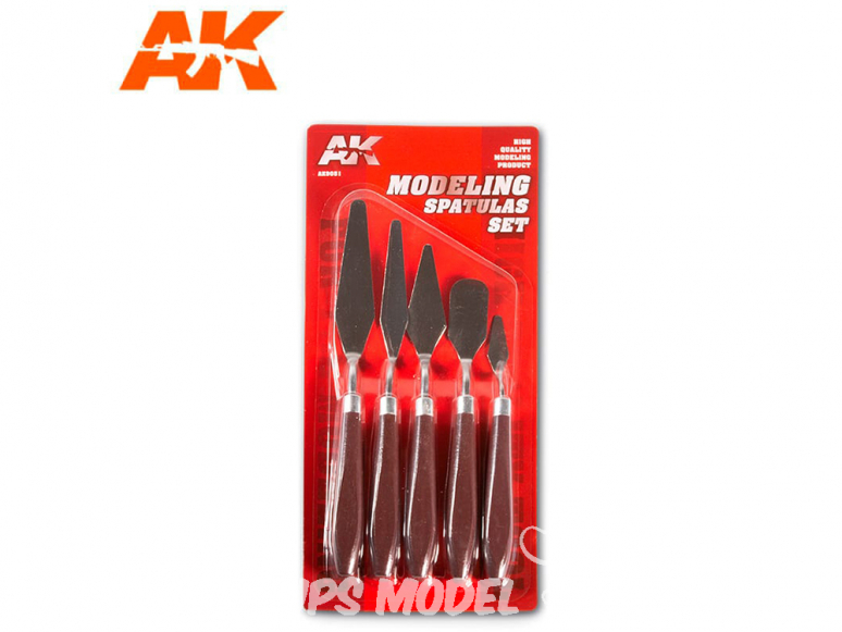 AK interactive ak9051 Set de spatules pour modelage