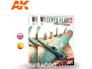 Ak Interactive livre AK918 Avions détruits - Wrecked planes Bilingue (Anglais - Espagnol)