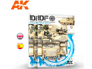Ak Interactive livre AK4844 Tanker Techniques Magazine IDF Special Issue VOL.1 Bilingue (Anglais - Espagnol)