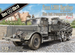 DAS WERK maquette militaire DW35001 Faun L900 Hardtop Comprend un supplément de cabine Softtop 1/35