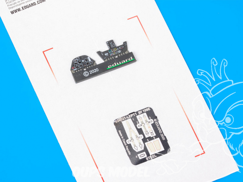 Eduard kit d'amelioration avion Löök 634021 Messerschmitt Bf 109E Eduard 1/32