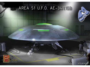 PEGASUS maquette espace 9100 AREA 51 UFO 1/72
