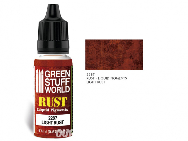 Green Stuff 2287 Pigments Liquides LIGHT RUST 17ml