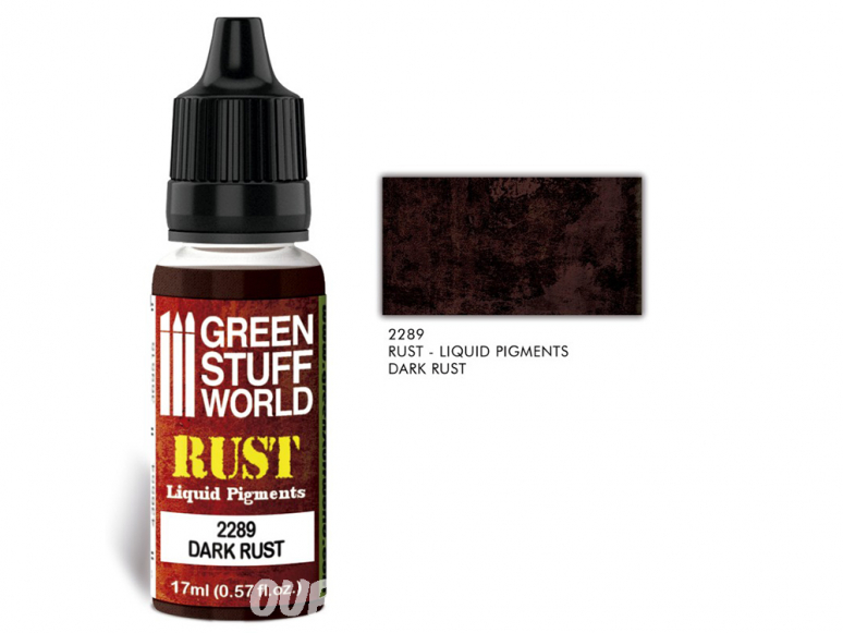 Green Stuff 2289 Pigments Liquides DARK RUST 17ml