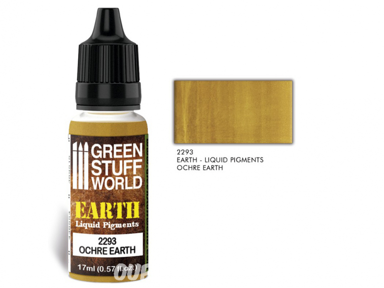 Green Stuff 2293 Pigments Liquides OCHRE EARTH 17ml