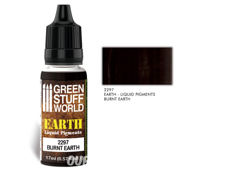 Green Stuff 2297 Pigments Liquides BURNT EARTH17ml