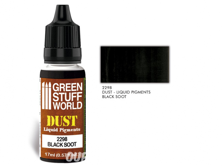 Green Stuff 2298 Pigments Liquides BLACK SOOT 17ml