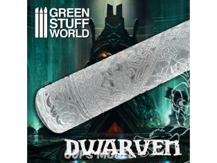 Green Stuff 507454 Rouleaux texturés DWARVEN