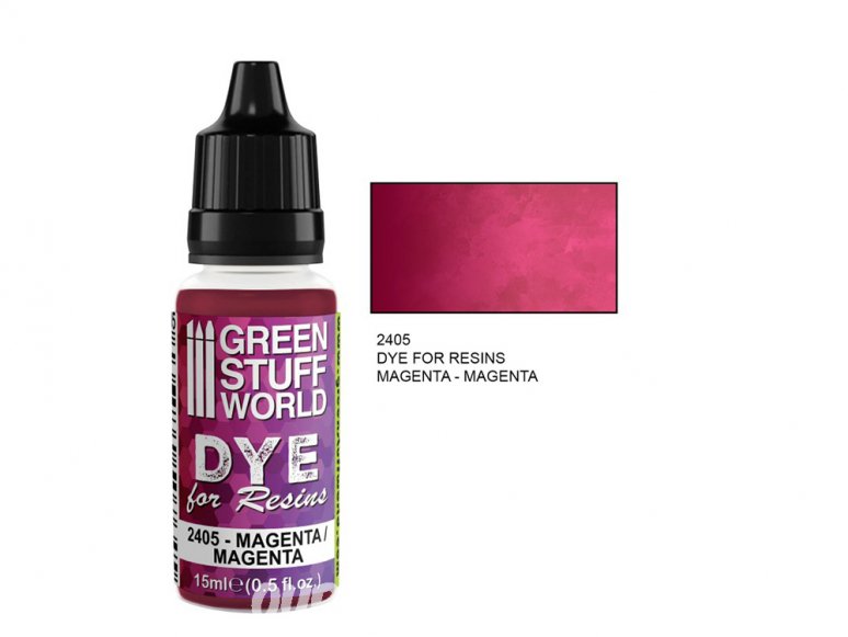 Green Stuff 2405 Colorant pour Résines MAGENTA