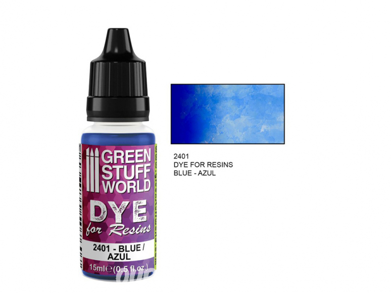 Green Stuff 2401 Colorant pour Résines BLEU 15ml