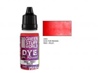 Green Stuff 2404 Colorant pour Résines ROUGE 15ml