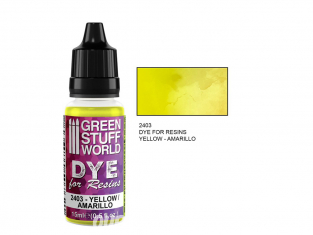 Green Stuff 2403 Colorant pour Résines JAUNE 15ml