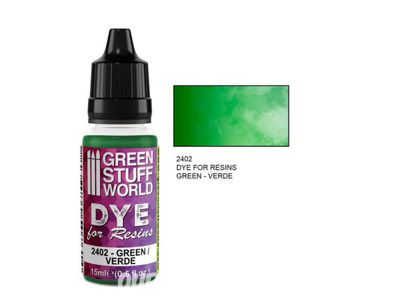 Green Stuff 2402 Colorant pour Résines VERT 15ml