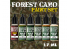 Green Stuff 10273 Set Peinture Camouflage Forêt