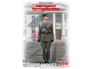 Icm maquette figurine 16210 Officier représentant du régiment polonais (100% nouveaux moules) 1/16