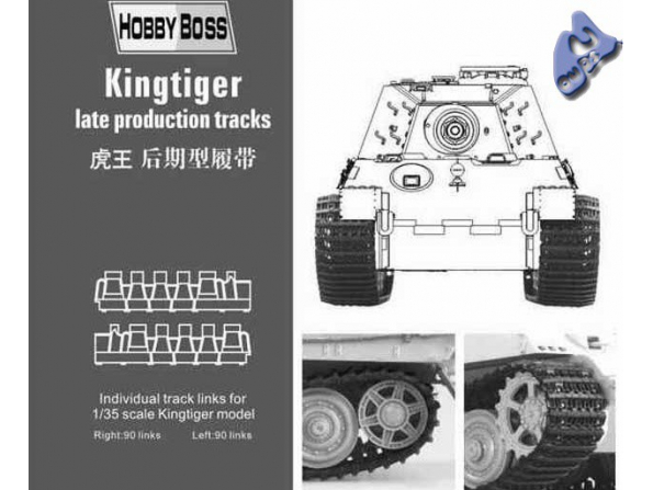 HOBBY BOSS maquette militaire 81002 Chenilles Kingtiger 1/35