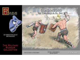 PEGASUS figurine 3201 GLADIATEURS SET 1 1/32