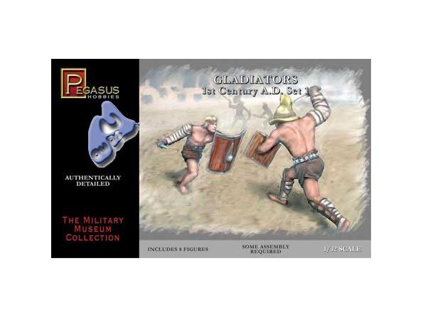 PEGASUS figurine 3201 GLADIATEURS SET 1 1/32