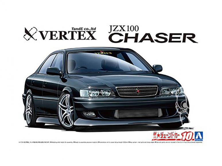 Aoshima maquette voiture 59814 Toyota VERTEX JZX100 Chaser Tourer V '98 1/24