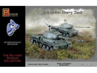 Pegasus maquette militaire 7669 TANK IS-2 1/72