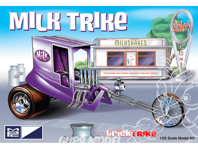 MPC maquette moto 895 Milk Trike (Trick Trikes Series) 1/25