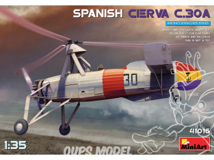 Mini Art maquette avion 41016 SPANISH CIERVA C.30A1/35